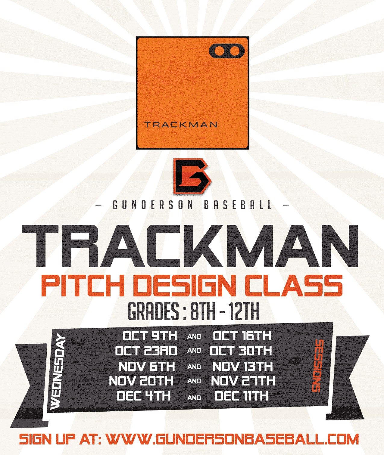 Gunderson Baseball - Trackman Class Schedule